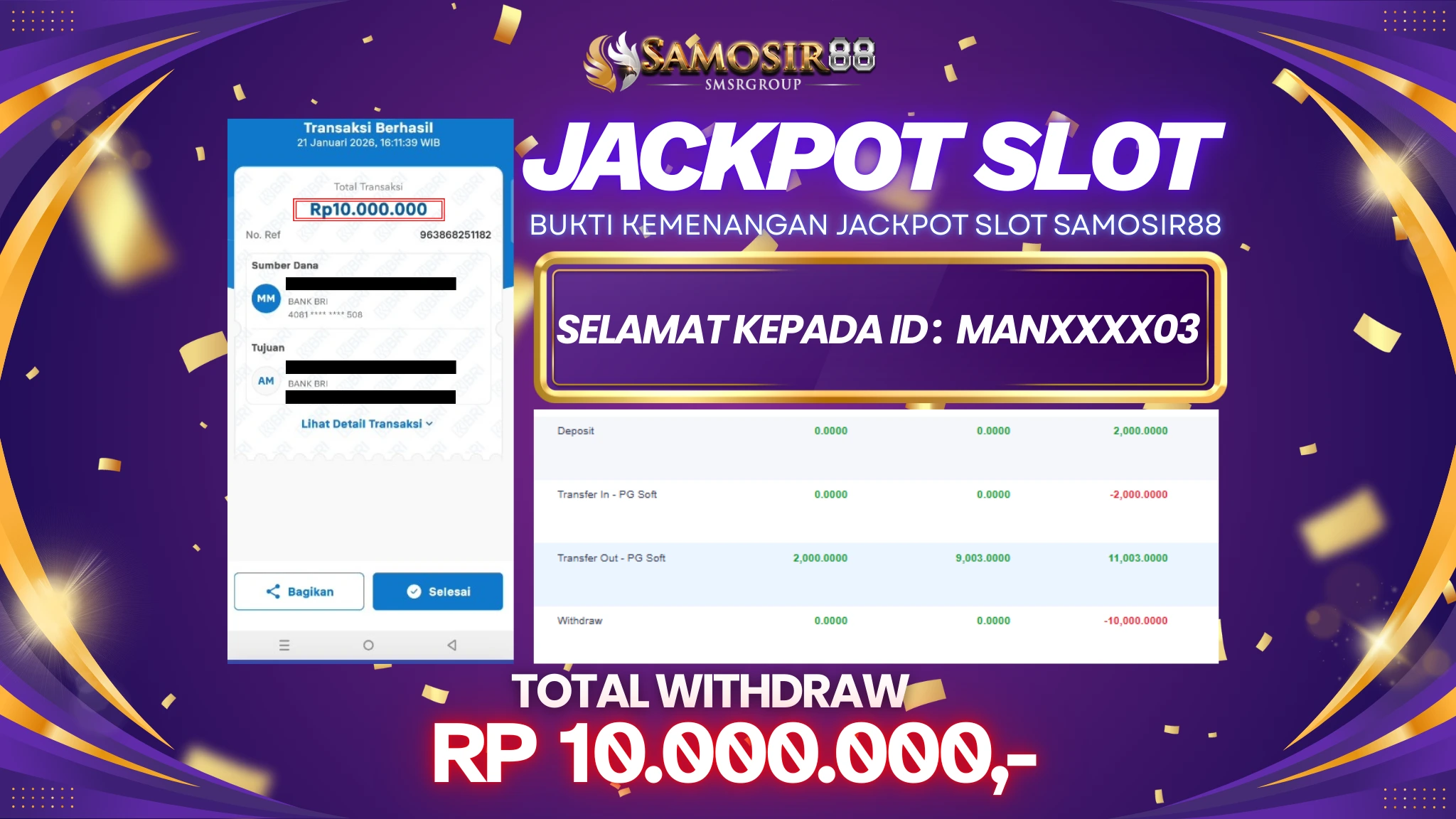 WILD BOUNTY SHOWDOWN MELEDAK! 10 JUTA LUNAS DIBAYAR SAMOSIR88!