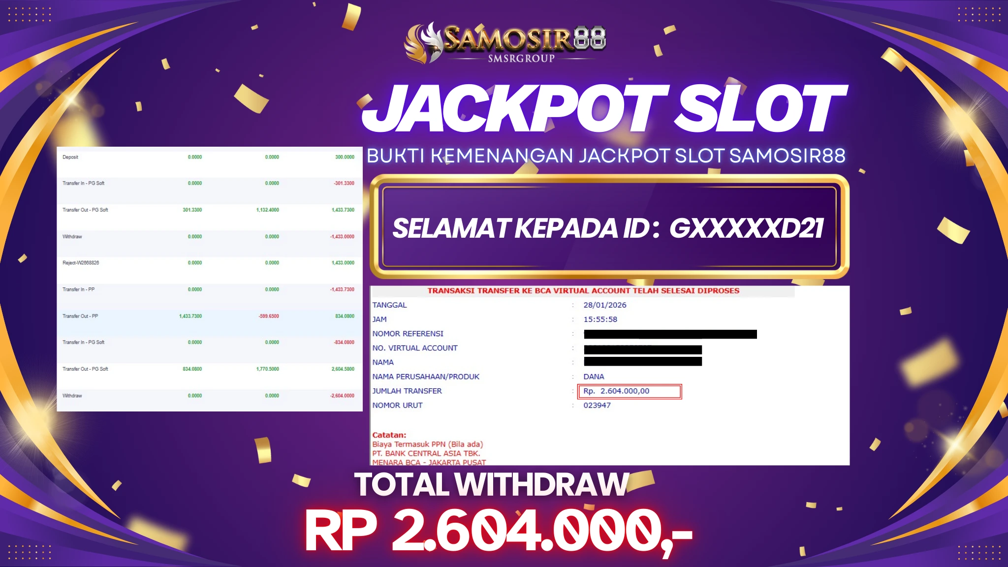 MAHJONG WAYS 2 MELEDAK! 2,6 JUTA LUNAS DIBAYAR SAMOSIR88!
